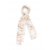 Titto - Petronas-cream - sjaal beige bloemenprint